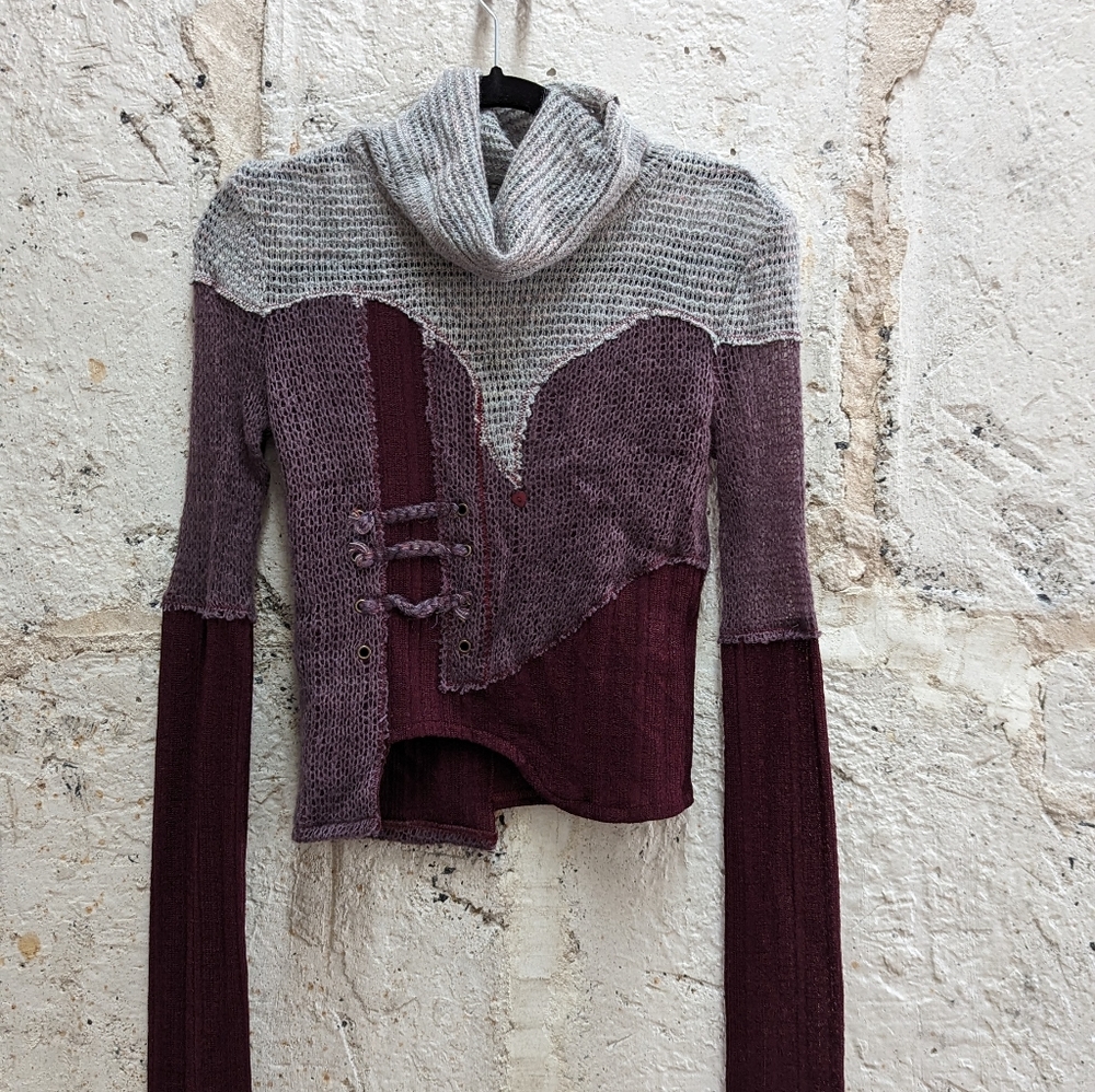 Flowers Birds Market Sweater